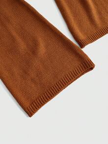 ROMWE Hippie Của phụ nữ Thêu Động vật Tay áo loe Áo len - trái cam - Xem 3