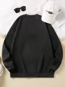 INAWLY 女式加大码卡通字母印花运动衫，SILLY GOOSE EST 1973 UNIVERSITY