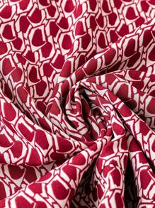 SHEIN LUNE Plus Size Full Printed Strappy Dress - Multicolor - View 4