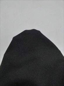 SHEIN LUNE Abrigo con capucha con botones de cuerno - Negro - Ver 7