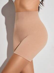 Màu thuần Cao eo Giảm béo - Màu be - Xem 5