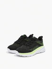 Zapatos de moda elegante casual cómodo tejido malla transpirable ligero atlético