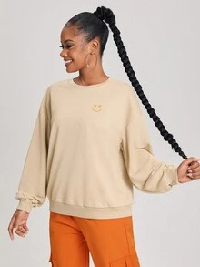 Mermaid Designs Women's Regular Crewneck Sweatshirt - Apricot - View 2