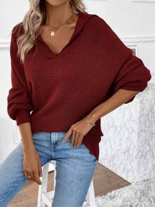 EMERY ROSE Women's Batwing Sleeve Sweater Knit Pullover Fall Winter Outfit