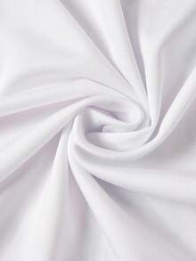 SHEIN Coolane 字母圖案短款背心 - 白色 - 查看 6