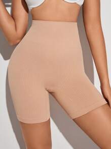 Màu thuần Cao eo Giảm béo - Màu be - Xem 4