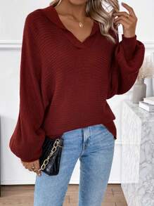 EMERY ROSE Women's Batwing Sleeve Sweater Knit Pullover Fall Winter Outfit