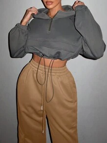 SHEIN SXY Drawstring Waist Sweatpants