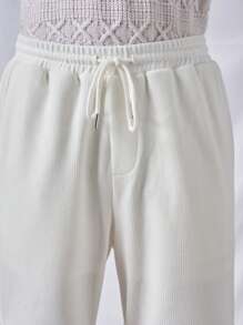 Manfinity VCAY Nam Eo dây rút Quần - trắng - Xem 4