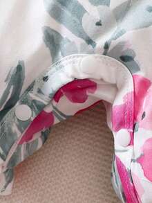 SHEIN Trẻ sơ sinh Hoa In Sơ sinh - Nhiều màu - Xem 3