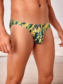 Ropa Interior Para Hombre Con Estampado Completo - Amarillo - Ver 5