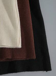 INAWLY Women's Solid Color Stand Collar Sweater,Long Sleeve Tops Knit Pullover Fall Winter Outfit