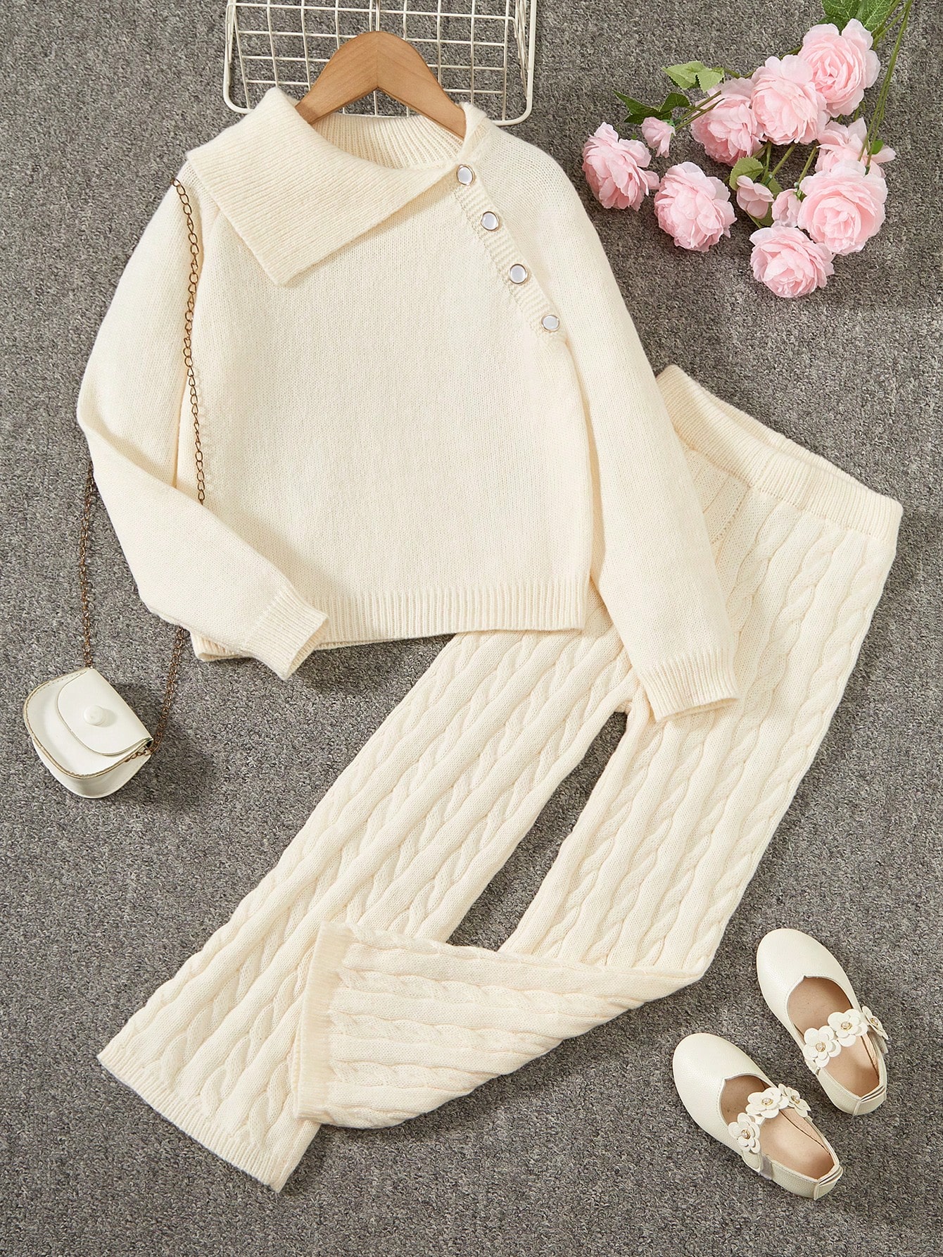 SHEIN Fille Pull à perles col roulé | Mode en ligne | SHEIN ANCE
