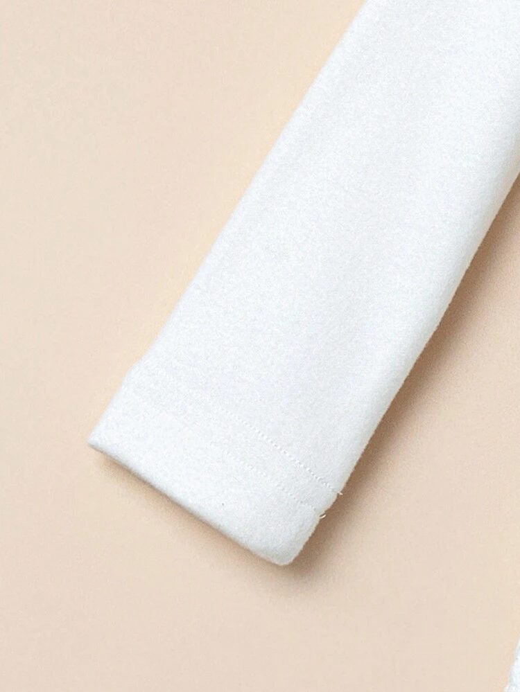 Infant Boys' Cute Small Dalmatian Pattern Jumpsuit & Top & Pants Home Clothing Set