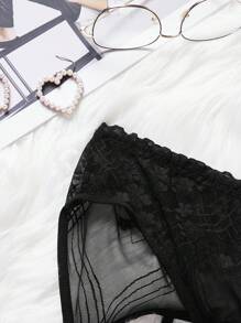 3入/pack花紋性感內衣,標準尺寸 - 彩色 - 查看 3