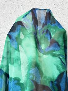 Chiquease Puff Sleeve Wrap Knotted Shirt Fall Cloth For Women - Green - View 7