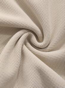 DAZY Men's Solid Color Drop Shoulder Hoodie - Apricot - View 9