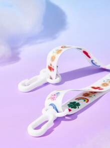 ROMWE X Care Bears Cartoon Graphic Phone Case With Lanyard - Multicolor - View 3