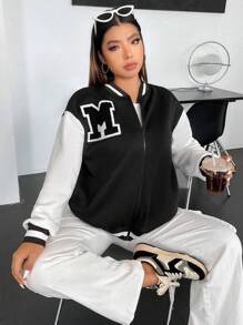 Flirla áo khoác kích thước lớn - màu đen - Xem 4