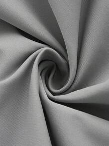 SHEIN EZwear Của phụ nữ Kích thước lớn Thẳng Quần - Màu xám đen - Xem 4