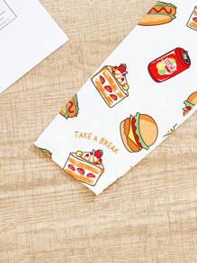 SHEIN Toddler Girls' Casual Street-style Knitted Short Sleeve T-shirt And Leggings Set