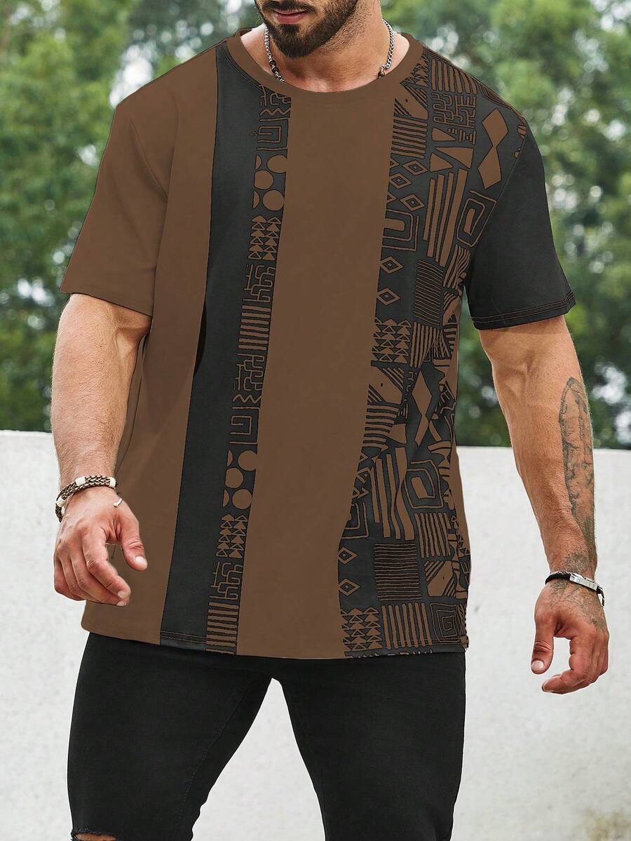 Manfinity Homme Nam In Áo thun - Nhiều màu - Xem 1