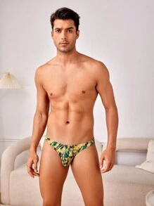 Ropa Interior Para Hombre Con Estampado Completo - Amarillo - Ver 6