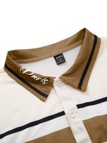 Manfinity Homme Nam Khối màu Áo polo - Nhiều màu - Xem 4