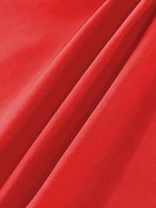 SHEIN Clasi Vestido De Talla Grande - Rojo - Ver 5