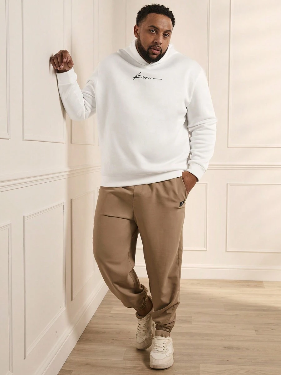 GENTILAND Nam Giải trí In thư Hoodie Với Quần ( Kích thước lớn ) - Nhiều màu - Xem 1