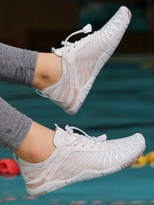 女性戶外運動休閒遠足鞋&涉水鞋海邊游泳鞋潛水衝浪鞋 - 白色 - 查看 2