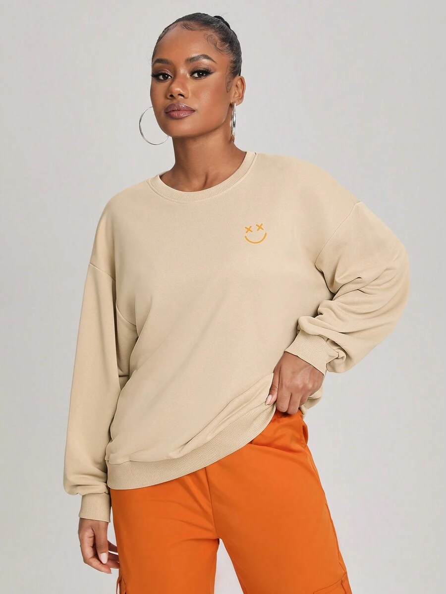Mermaid Designs Women's Regular Crewneck Sweatshirt - Apricot - View 1