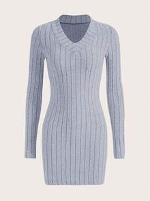 SHEIN Essnce 連身裙 - 淺藍色 - 查看 6