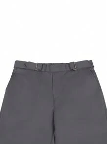 Manfinity Mode Nam Chất rắn Thon gọn Quần - Xám - Xem 5