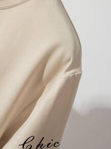 Manfinity Homme Nam In hoa kỹ thuật số Thon gọn Áo thun - Màu Khaki - Xem 5