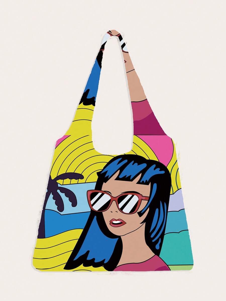 Prismacoga Fashionable Canvas Bag - Multicolor - View 1