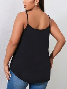 SHEIN Essnce Plus Solid Cami Top