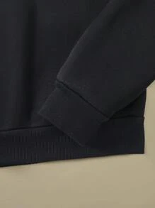 Nam Mô hình Cartoon Hoodie Áo nỉ - màu đen - Xem 3