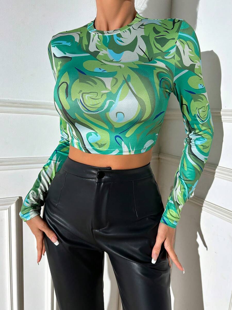 Allurite T恤 - 綠色 - 查看 1