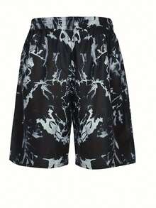 Manfinity EMRG Nam Kích thước lớn In Eo dây rút Quần short - Nhiều màu - Xem 2