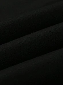 Manfinity Homme 男式宽松款撞色保暖内衬连帽拉链开合夹克 - 黑色 - 查看 5