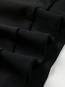 Manfinity Sport Corelite Áo nỉ thể thao nam có mũ trùm đầu, in họa tiết độc đáo, dây rút. - màu đen - Xem 6