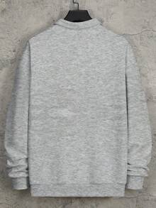 Aesthetic Post 男士大碼連帽衫 - 灰色 - 查看 2