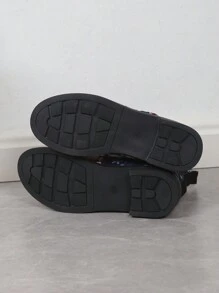 Women's Fashionable Boots - Black - View 1