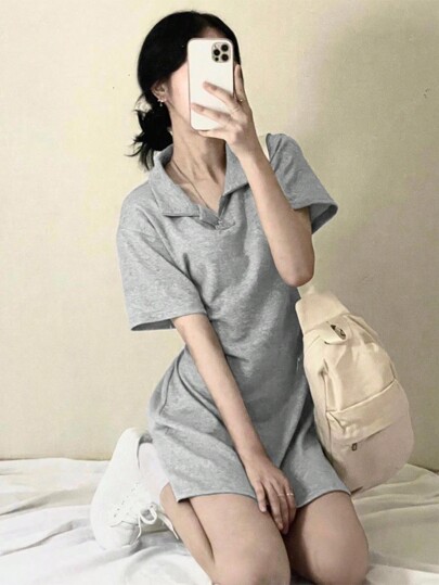 DAZY Women Dresses Plain Casual