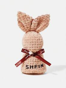 SHEIN 1 件兔子形状毛巾家居浴室装饰夏季假日旅行必备品旅行配件海滩必备品 - 彩色 - 查看 2