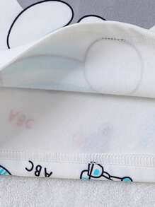 Set de 2 pijamas con forro térmico y estampado de gato para bebés y niños pequeños, adecuado para 6-24 meses, otoño/invierno