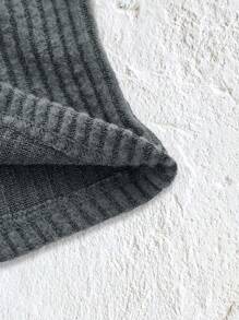 SHEIN EZwear Solid Tube Top Strapless Top - Grey - View 3