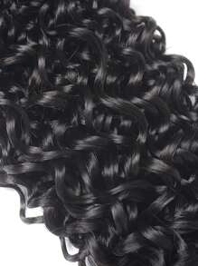 4pcs Kinky Curly Virgin Human Hair Bundles Hair Extensions Weave Bundles 8-30inch Top Quality for Women - Natural Black - View 6