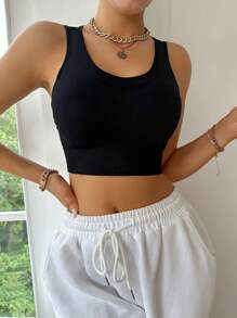 Seamless Women's Backless Bra With Multiple Straps For Support - Black - View 5